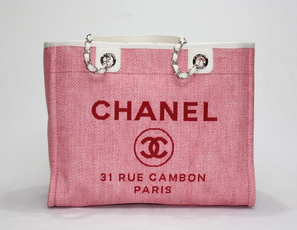 chanel deauville bag pink