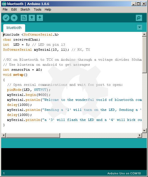 Screenshoot Arduino IDE