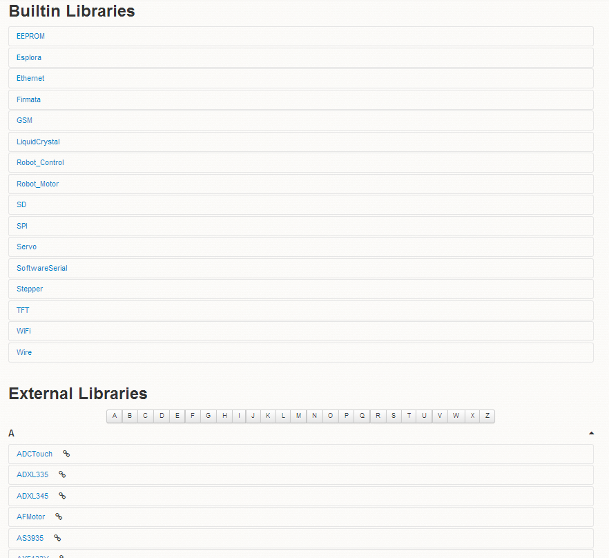 Codebender Library