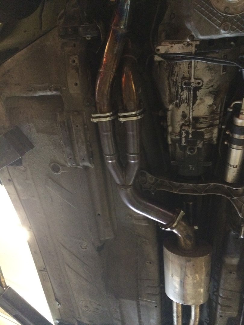 E36 E36 S54 exhaust setup