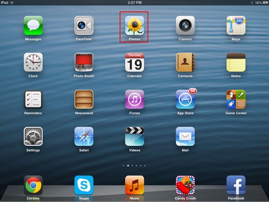 Ipad Mini Ios 7 How To Set Background Wallpaper Using  Auto Design 