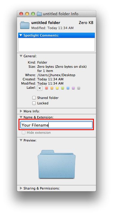 How to rename, copy paste or cut and paste file in Mac OSX