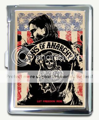 Charlie Hunnam Sons Of Anarchy season Cigarette Case Lighter Wallet 