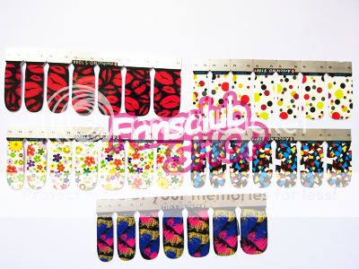   Print Designs Foils Sticker/ Trendy Nail Wraps nail art decoration