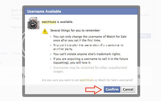 How to personalize Facebook URL